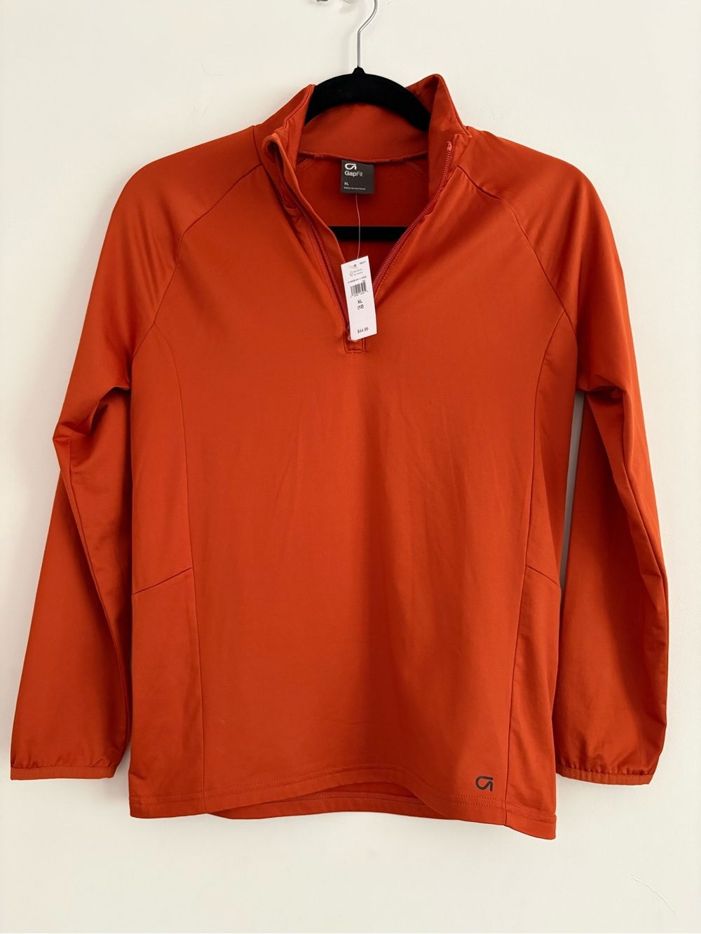 GapFit Rust Quarter-Zip Pullover